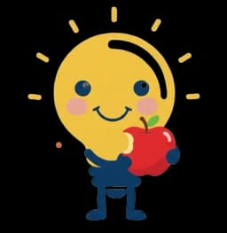 Little Lumos mascot - apple