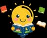 Little Lumos mascot - moscot-library-reading