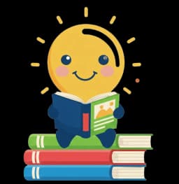 Little Lumos mascot - reading