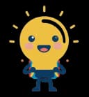 Little Lumos mascot - moscotWithBag