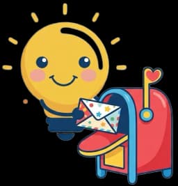 Little Lumos mascot - moscot-postbox