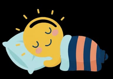 Little Lumos mascot - moscot-sleeping