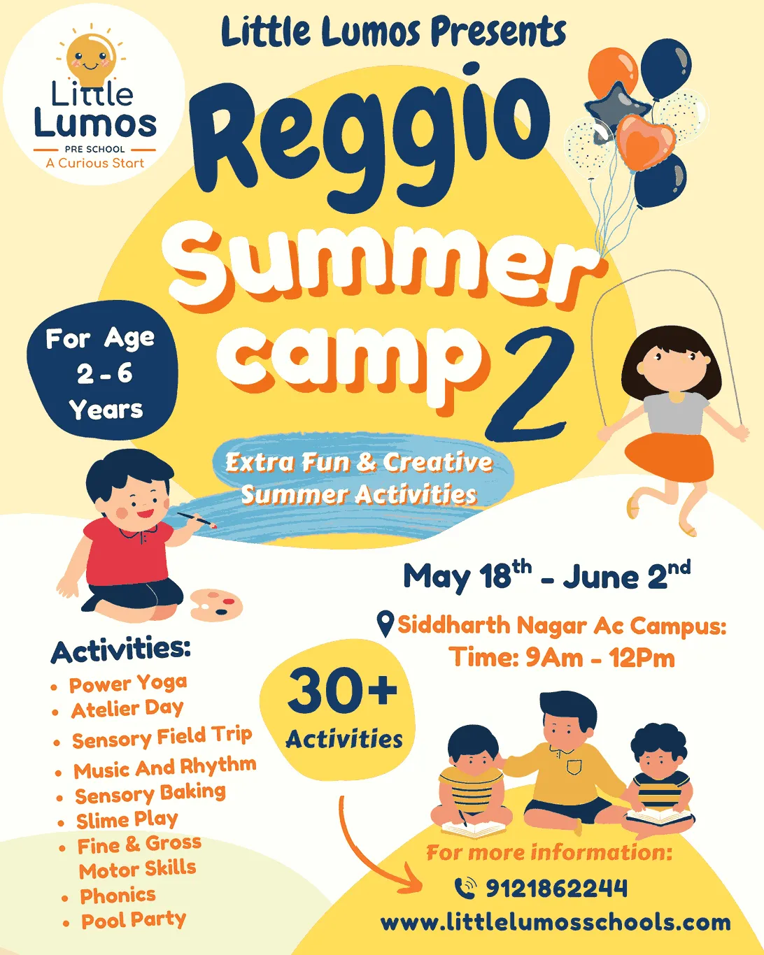 Little Lumos Reggio Summer Camp 2 — Official Poster